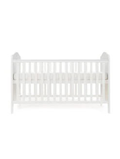 Obaby Whitby Cot Bed & Cot Top Changer - White -Oleu Furniture Shop TTEKN SQ4 0000000013 WHITE SLd