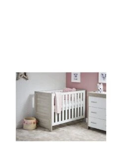 Obaby Nika Mini 3-Piece Room Set - Grey Wash/White -Oleu Furniture Shop TTEKQ SQ3 0000000361 WHITE GREY SLa