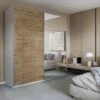 Very Home Galaxy 2 Door Sliding Wardrobe - FSC® Certified 2 Very Home Galaxy 2 Door Sliding Wardrobe - FSC® Certified -Oleu Furniture Shop TUNNP SQ1 0000000010 WHITE OAK RSr