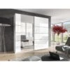 Very Home Beta 2 Door Gloss Sliding Mirrored Wardrobe - FSC® Certified -Oleu Furniture Shop TUNNR SQ1 0000000013 WHITE RSr
