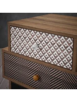 LPD Furniture Casablanca 4 Drawer Chest -Oleu Furniture Shop TWFNJ SQ4 0000000006 OAK SLd