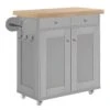LPD Furniture Portland Kitchen Cart -Oleu Furniture Shop TWFRF SQ1 0000000047 GREEN SLf