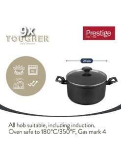 Prestige Easy Release Non-stick Induction Stock Pot 13 Prestige Easy Release Non-stick Induction Stock Pot -Oleu Furniture Shop TXCE7 SQ6 0000000088 NO COLOR SLd4