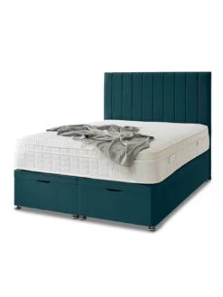 Shire Beds Liberty 1000 Memory Ottoman Dbl Divan -Oleu Furniture Shop TY4UC SQ3 0000001836 EMERALD SLd