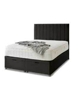 Shire Beds Liberty 1000 Memory Ottoman S/k Divan -Oleu Furniture Shop TY4UK SQ3 0000000004 BLACK SLd