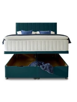 Shire Beds Liberty 1000 P/top Ottoman S/k Divan -Oleu Furniture Shop TY4UN SQ3 0000001836 EMERALD SLd