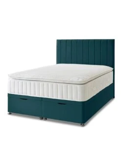 Shire Beds Liberty 1000 P/top Ottoman S/k Divan -Oleu Furniture Shop TY4UN SQ4 0000001836 EMERALD SLd1