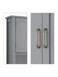 Teamson Home Mercer Wall-Mount Cabinet -Oleu Furniture Shop TY7FQ SQ5 0000000005 GREY SLd1