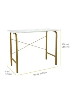 Teamson Home Versanora Office Desk -Oleu Furniture Shop TY7G7 SQ2 0000000013 WHITE RSr