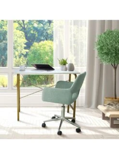 Teamson Home Versanora Office Desk -Oleu Furniture Shop TY7G7 SQ5 0000000013 WHITE SLd2