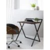 Teamson Home Versanora Folding Office Desk -Oleu Furniture Shop TY7G9 SQ1 0000000143 BROWN SLf