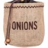 Natural Elements Hessian Onion Preserving Bag With Blackout Lining, Tagged -Oleu Furniture Shop TYXLW SQ1 0000000003 NATURAL SLf