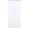 Tutti Bambini Rio Wardrobe - White/Dove Grey 1 Tutti Bambini Rio Wardrobe - White/Dove Grey -Oleu Furniture Shop U3D9Q SQ1 0000000361 WHITE GREY SLf
