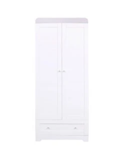 Tutti Bambini Rio Wardrobe - White/Dove Grey