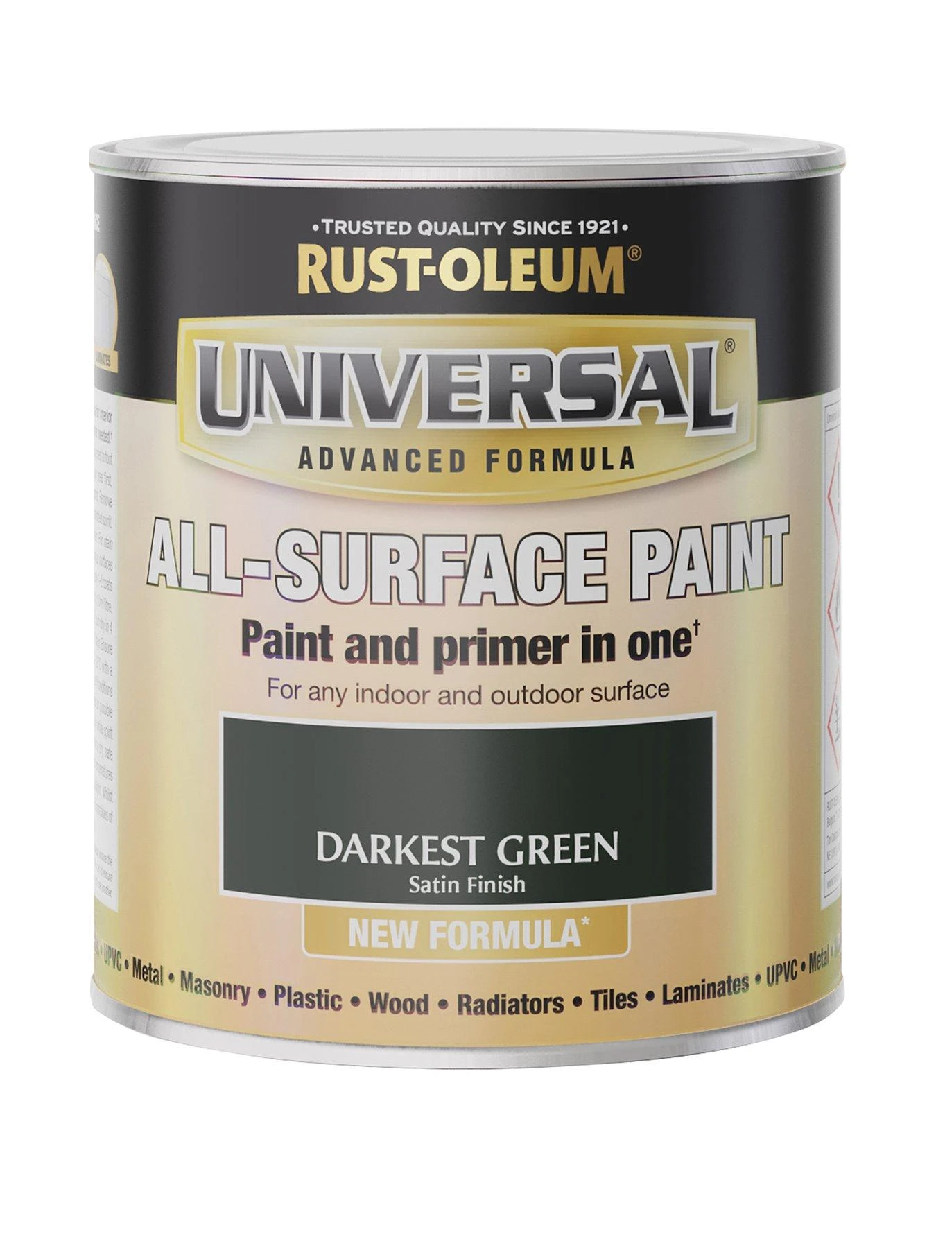 Rust-Oleum Universal All-Surface Satin Finish Paint – Darkest Green 3 Rust-Oleum Universal All-Surface Satin Finish Paint – Darkest Green