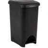 Addis Plastic Family Pedal Bin 1 Addis Plastic Family Pedal Bin -Oleu Furniture Shop U3QAP SQ1 0000000004 BLACK SLf