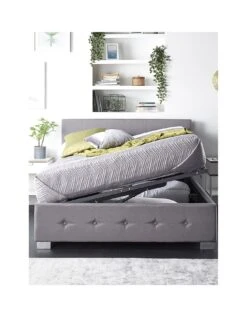 Aspire Linen Side Opening Ottoman Bed