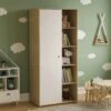 Vida Designs Neptune 1 Door Kids Wardrobe 1 Vida Designs Neptune 1 Door Kids Wardrobe -Oleu Furniture Shop U79HQ SQ1 0000000010 WHITE OAK RSr