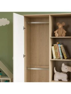 Vida Designs Neptune 1 Door Kids Wardrobe 15 Vida Designs Neptune 1 Door Kids Wardrobe -Oleu Furniture Shop U79HQ SQ7 0000000010 WHITE OAK DGy