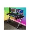X Rocker Lynx RGB LED Gaming Desk  -Oleu Furniture Shop U7JKL SQ1 0000000005 GREY SLf