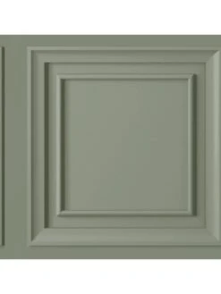 Fresco  Wood Panel Sage Green Wallpaper -Oleu Furniture Shop UA9RQ SQ4 0000000047 GREEN SLd2