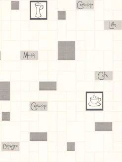 Contour Cafe Culture Grey Kitchen & Bathroom Wallpaper 7 Contour Cafe Culture Grey Kitchen & Bathroom Wallpaper -Oleu Furniture Shop UA9U7 SQ3 0000000005 GREY SLd1