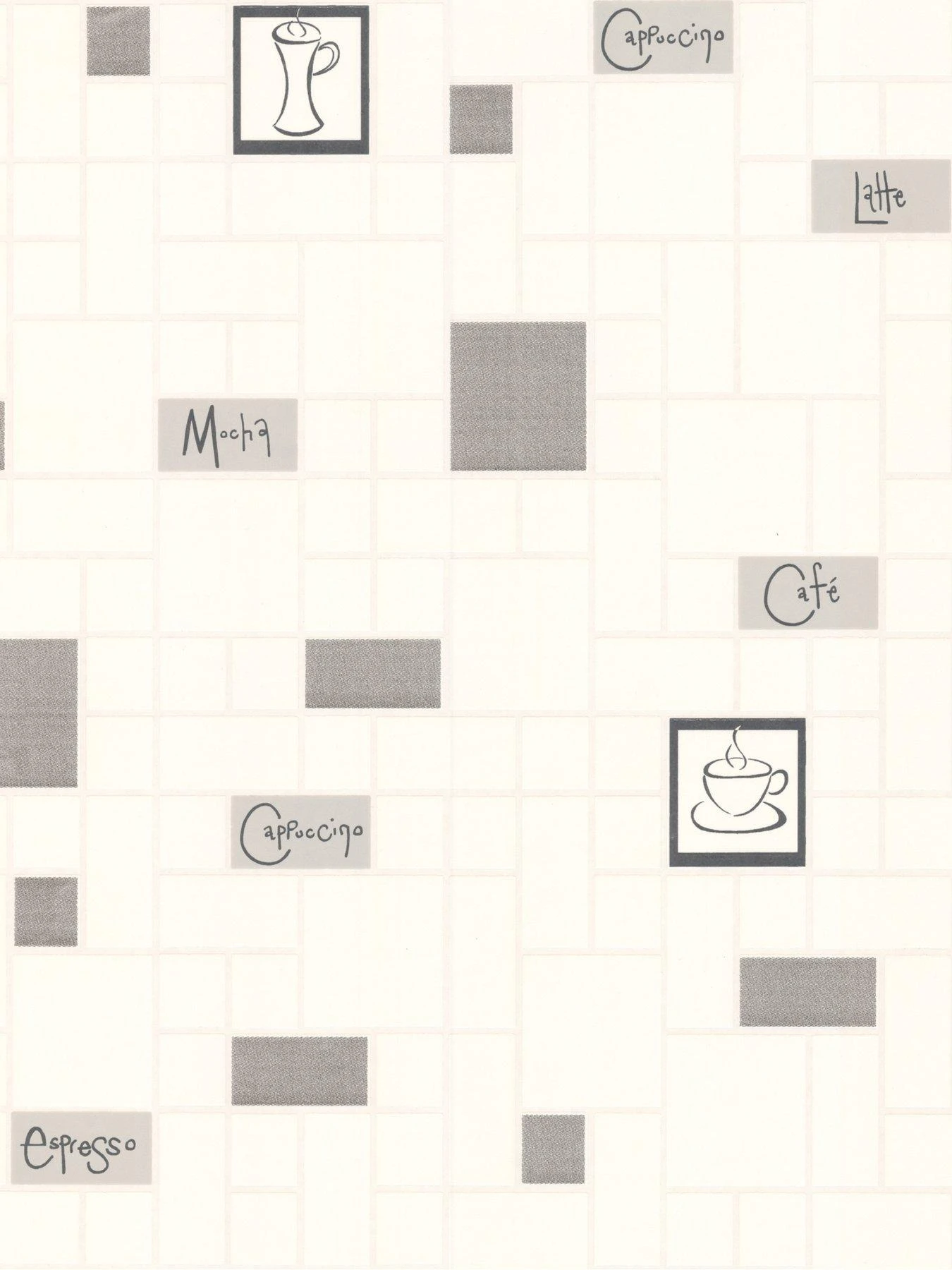 Contour Cafe Culture Grey Kitchen & Bathroom Wallpaper 5 Contour Cafe Culture Grey Kitchen & Bathroom Wallpaper - Image 3