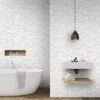 Contour  Earthen Mid Grey Kitchen & Bathroom Wallpaper