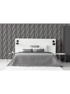 Superfresco Easy Prestige Geo Charcoal Wallpaper