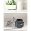 NINJA Foodi ZEROSTICK Stackable 3 Piece Set - 16/18/20cm Saucepans, Non Stick - C53000UK 2 NINJA Foodi ZEROSTICK Stackable 3 Piece Set - 16/18/20cm Saucepans, Non Stick - C53000UK -Oleu Furniture Shop UAFYL SQ1 0000000071 CHARCOAL SLf