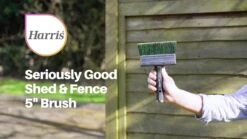 Harris Seriously Good Shed & Fence Paint Brush 5in - 287 Grams -Oleu Furniture Shop UC3NC SQ7 0000000004 BLACK DVvL