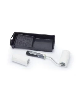 Harris Ultimate Walls & Ceilings Medium Pile Roller Set 4in - 218 Grams -Oleu Furniture Shop UC3ND SQ3 0000000005 GREY SLd1