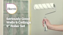 Harris Seriously Good Walls & Ceilings 4 Medium Pile Roller Set 9in -Oleu Furniture Shop UC3NG SQ7 0000000005 GREY DVvL