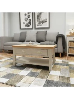 K-Interiors Fontana Large Coffee Table -Oleu Furniture Shop UC9CG SQ2 0000000311 GREY OAK RSr