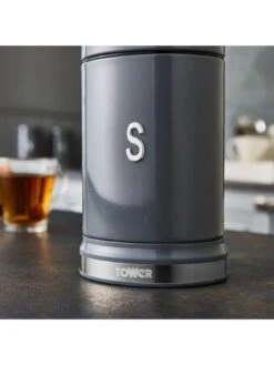 Tower Belle Set Of 3 Canisters -Oleu Furniture Shop UCHVR SQ4 0000000005 GREY SLd2