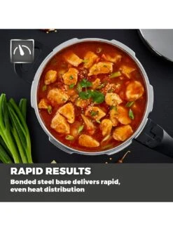 Tower 4-Litre Pressure Cooker   -Oleu Furniture Shop UCHW7 SQ4 0000000139 CHROME SLd2