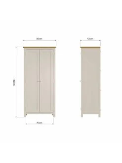 K-Interiors Fontana2 Door Wardrobe 13 K-Interiors Fontana2 Door Wardrobe -Oleu Furniture Shop UCYDD SQ7 0000000311 GREY OAK DGy