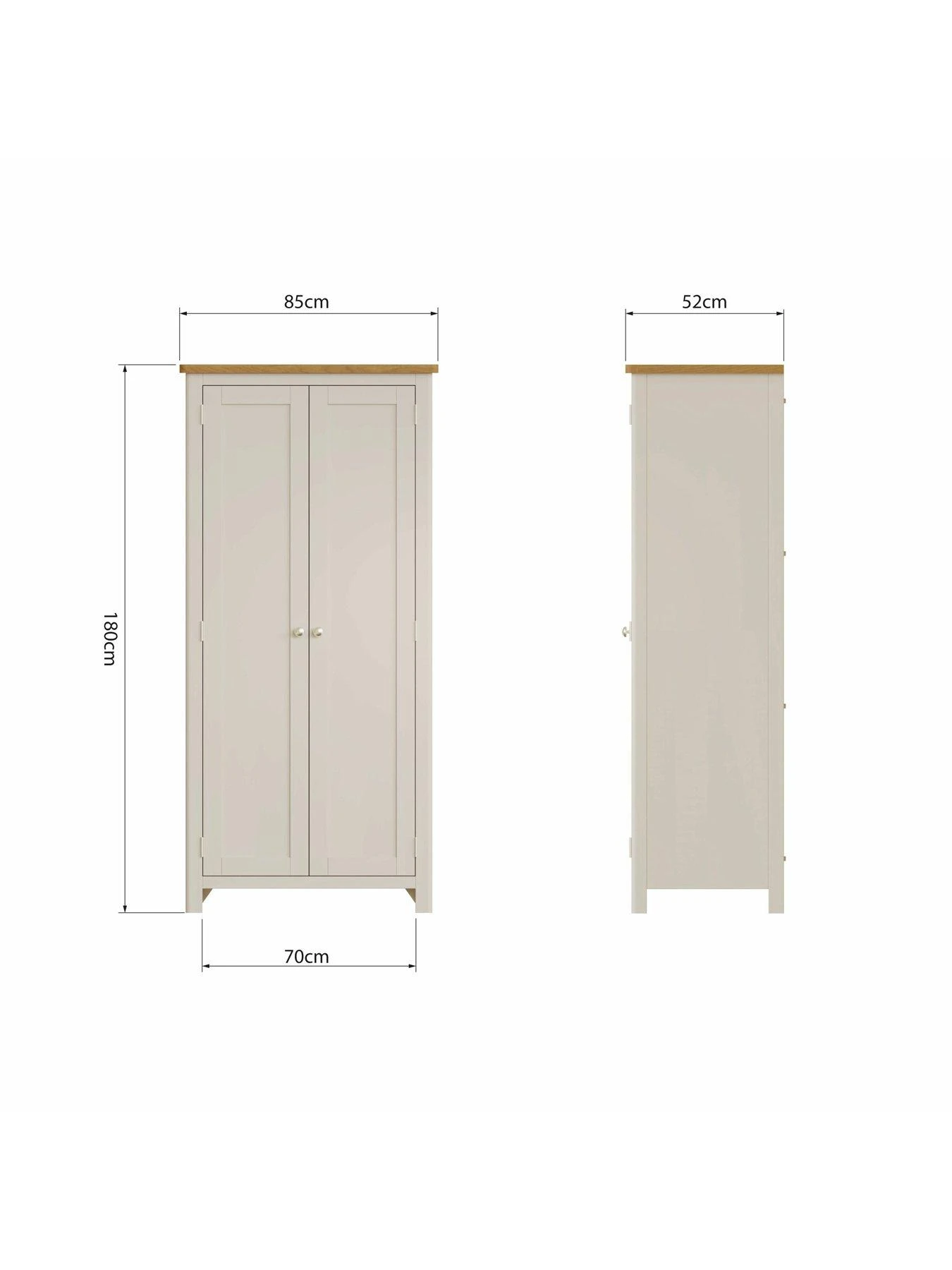 K-Interiors Fontana2 Door Wardrobe 8 K-Interiors Fontana2 Door Wardrobe - Image 6