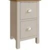 K-Interiors Fontana Ready Assembled 2 Drawer Bedside Chest -Oleu Furniture Shop UCYHR SQ1 0000000311 GREY OAK SLf