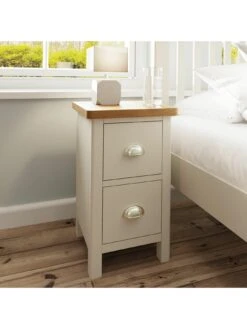 K-Interiors Fontana Ready Assembled 2 Drawer Bedside Chest 6 K-Interiors Fontana Ready Assembled 2 Drawer Bedside Chest -Oleu Furniture Shop UCYHR SQ2 0000000311 GREY OAK RSr