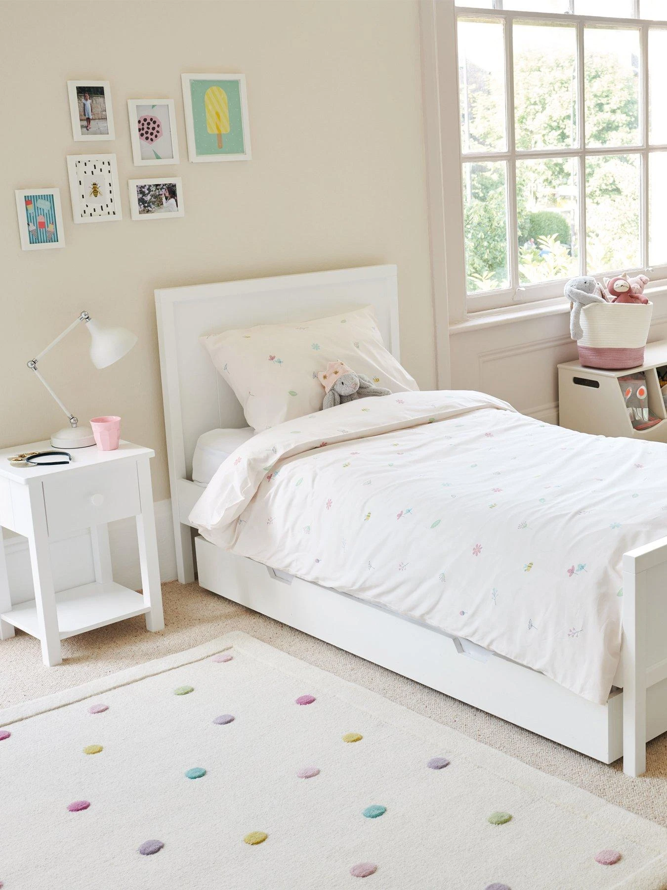 Great Little Trading Co. Lulworth Bedside Table - White 8 Great Little Trading Co. Lulworth Bedside Table - White - Image 6