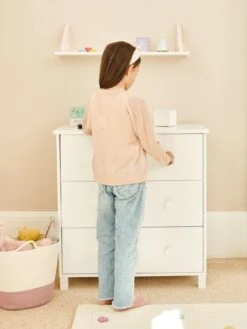 Great Little Trading Co. Lulworth Chest Of Drawers, White -Oleu Furniture Shop UDGPF SQ5 0000000013 WHITE SLd1