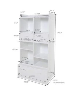Great Little Trading Co. Alba Storage Set With Drawer 15 Great Little Trading Co. Alba Storage Set With Drawer -Oleu Furniture Shop UDGPP SQ7 0000000013 WHITE DGy