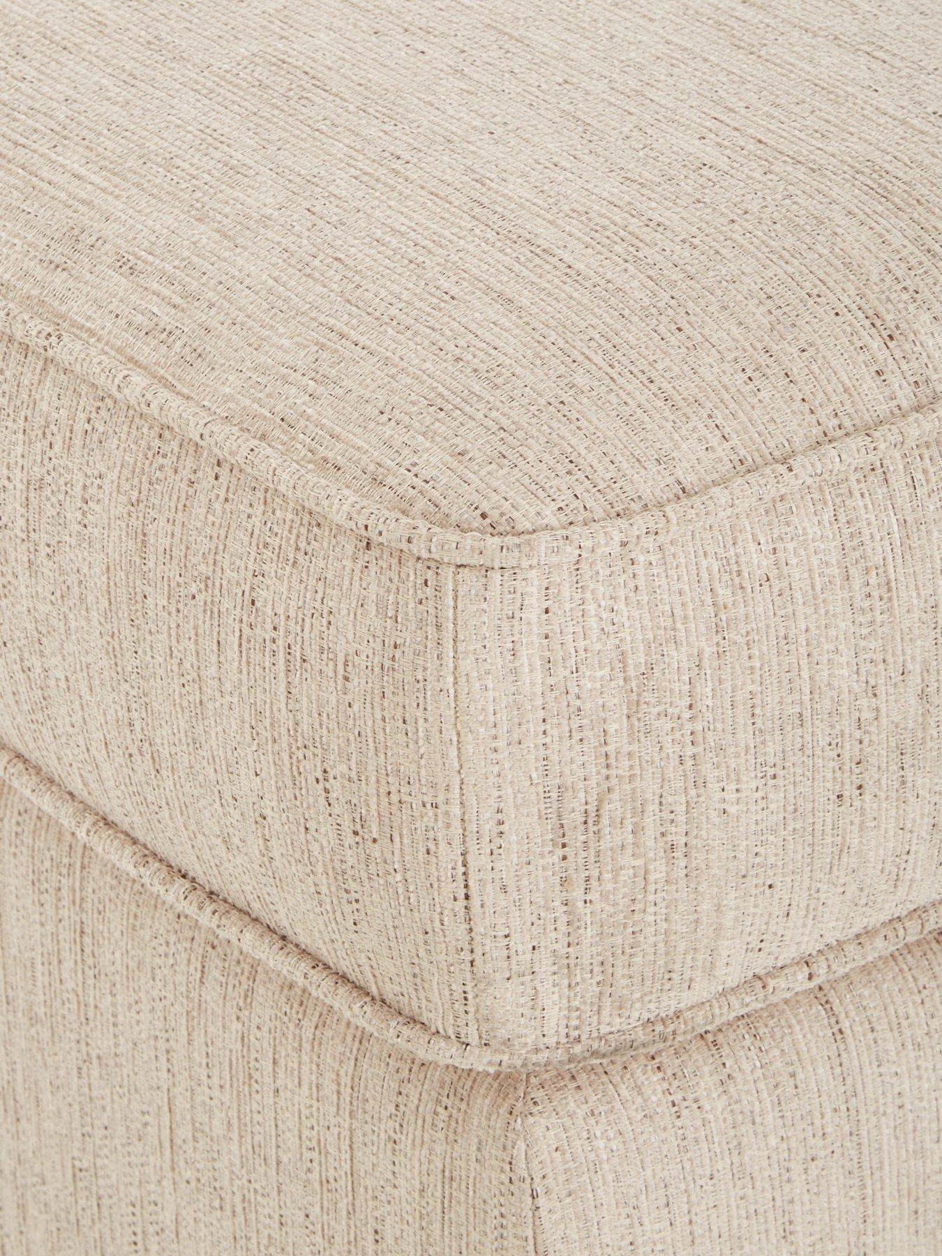Very Home Ashley Fabric Footstool 6 Very Home Ashley Fabric Footstool - Image 4