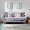 Very Home Perth Fabric 4 Seater Sofa - Silver 2 Very Home Perth Fabric 4 Seater Sofa - Silver -Oleu Furniture Shop UED93 SQ1 0000000035 SILVER RSr