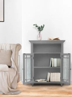 Teamson Kids Windsor 2 Door Floor Cabinet -Oleu Furniture Shop UGNXL SQ5 0000000005 GREY SLd1