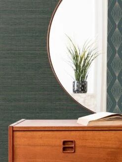 Boutique Gilded Texture Emerald Wallpaper
