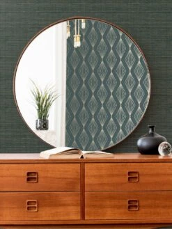 Boutique Gilded Texture Emerald Wallpaper -Oleu Furniture Shop UHGRG SQ5 0000001836 EMERALD RSr