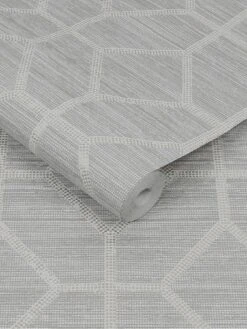 Boutique Asscher Geo Beige Wallpaper -Oleu Furniture Shop UHGRY SQ2 0000000108 BEIGE SLd