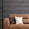 Boutique Asscher Geo Grey Wallpaper